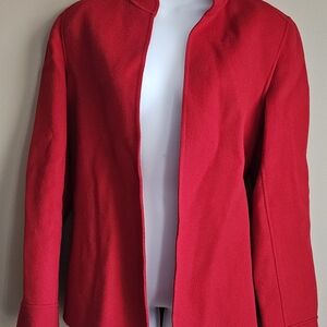 Elegant Red Women's Blazer
